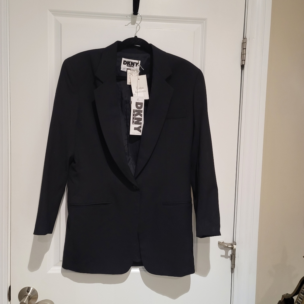 NEW NWT DKNY Donna Karen Power Suit Blazer Jacket Size 6